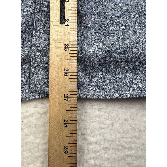 Robert Graham Shirt Size Medium‎ M Blue Pattern Short Sleeve Tailored Fit Modern - Picture 7 of 9
